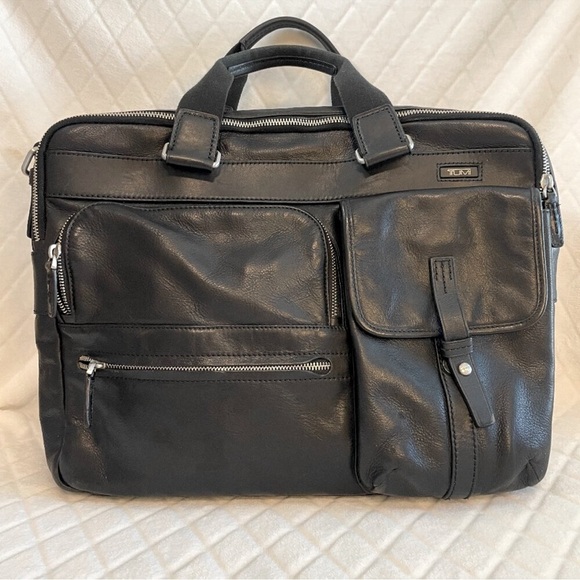 Tumi Laredo Large Briefcase Special Edition For Japan Only Napa Leather - Picture 1 of 1